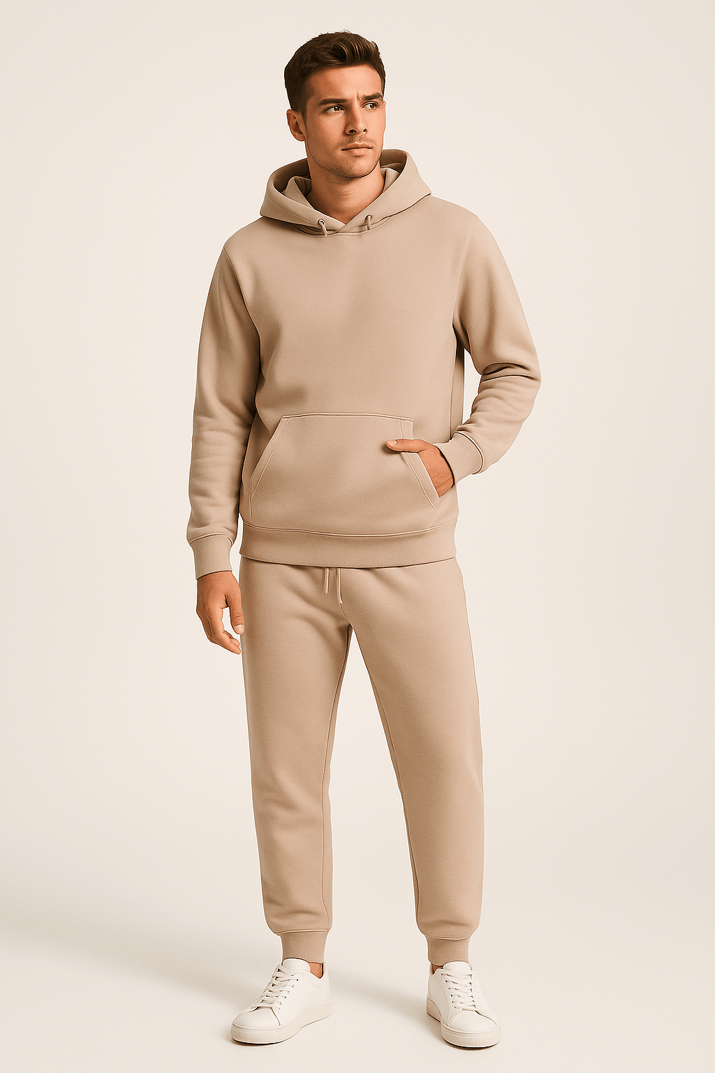 Rivano | Unisex Hoodie Set Met Joggingbroek En Strikkoord