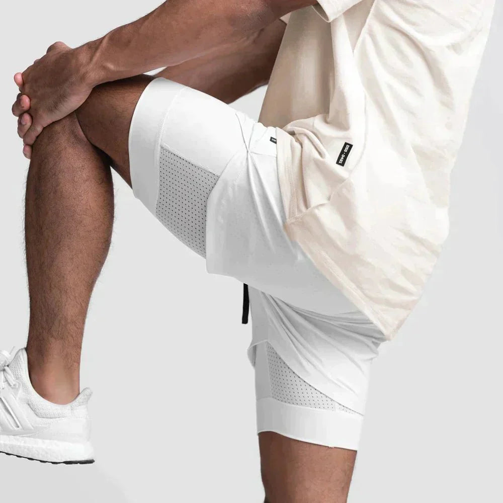 Arenzo | Lichtgewicht Heren Sportshort Met Sneldrogende Stof En Elastische Tailleband