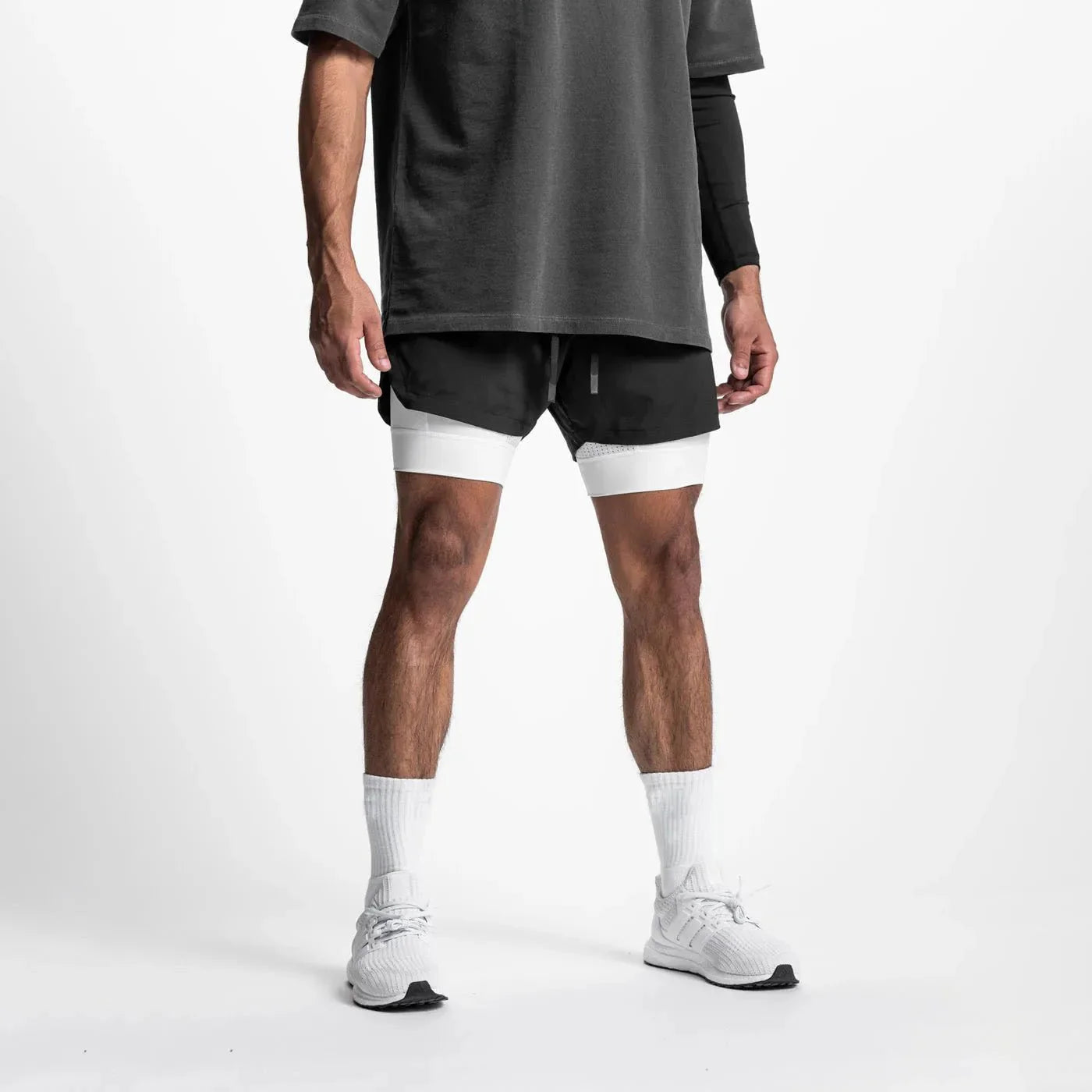 Arenzo | Lichtgewicht Heren Sportshort Met Sneldrogende Stof En Elastische Tailleband