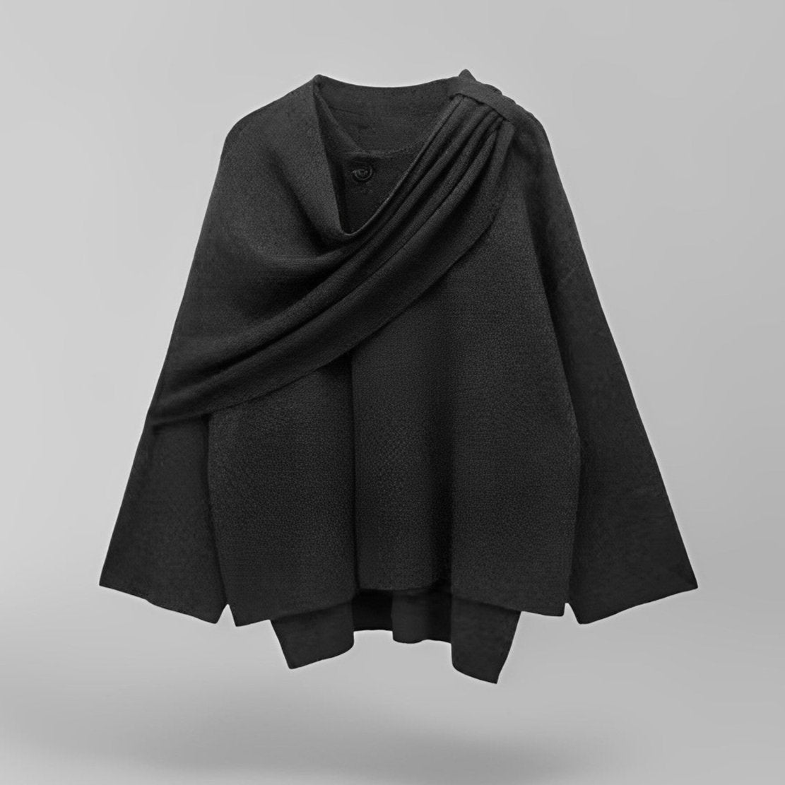 Althea | Asymmetrische Poncho Dames