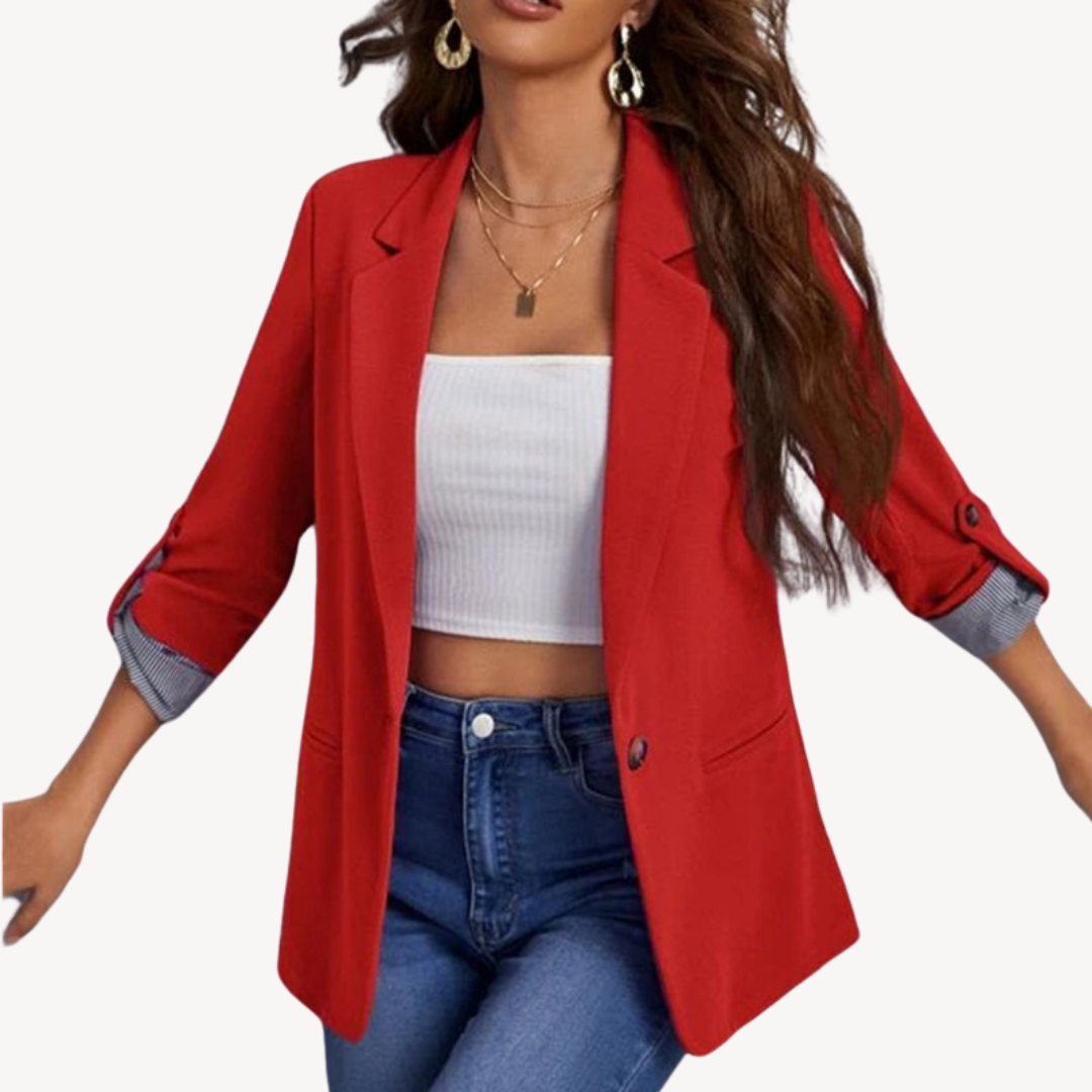 Alessia | Blazer Met 3/4 Mouwen Dames