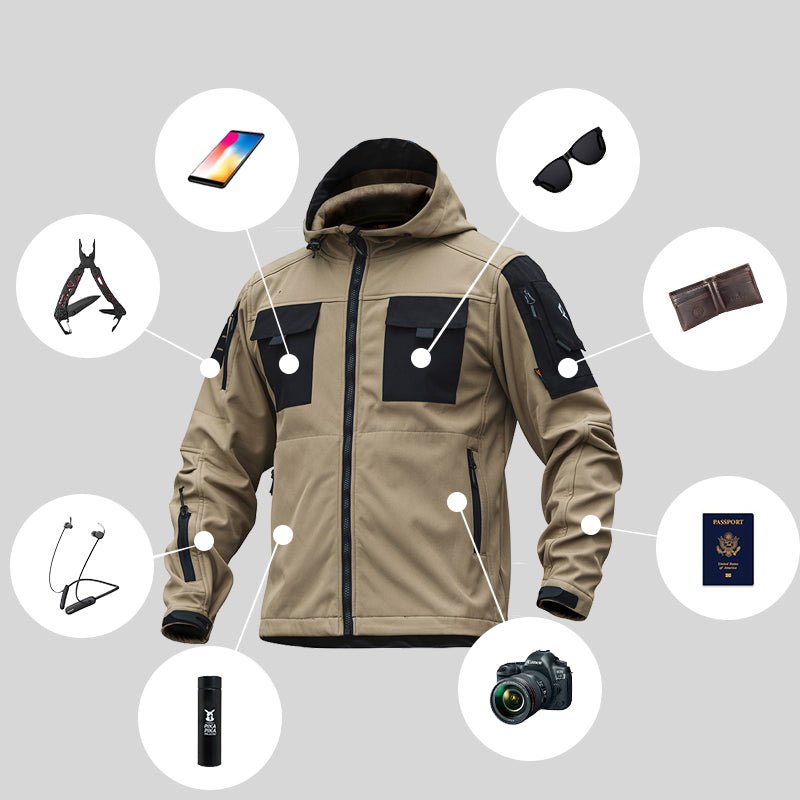 Sentinel | Tactical Softshell Jas met Contrastpanelen