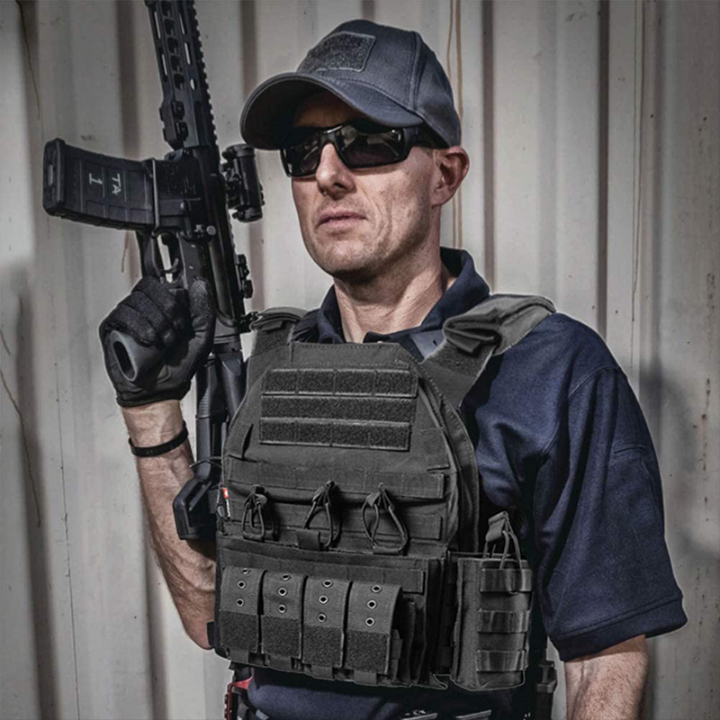 Phalanx | Tactisch MOLLE Vest Met Meerdere Pouches & Verstelbare Pasvorm