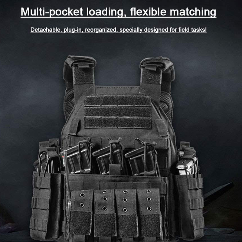 Phalanx | Tactisch MOLLE Vest Met Meerdere Pouches & Verstelbare Pasvorm