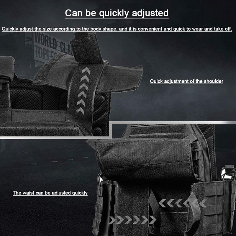 Phalanx | Tactisch MOLLE Vest Met Meerdere Pouches & Verstelbare Pasvorm