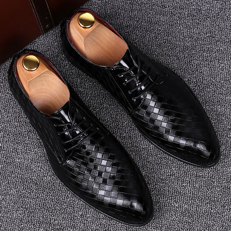 Vittore | Glanzende Veterschoenen Heren