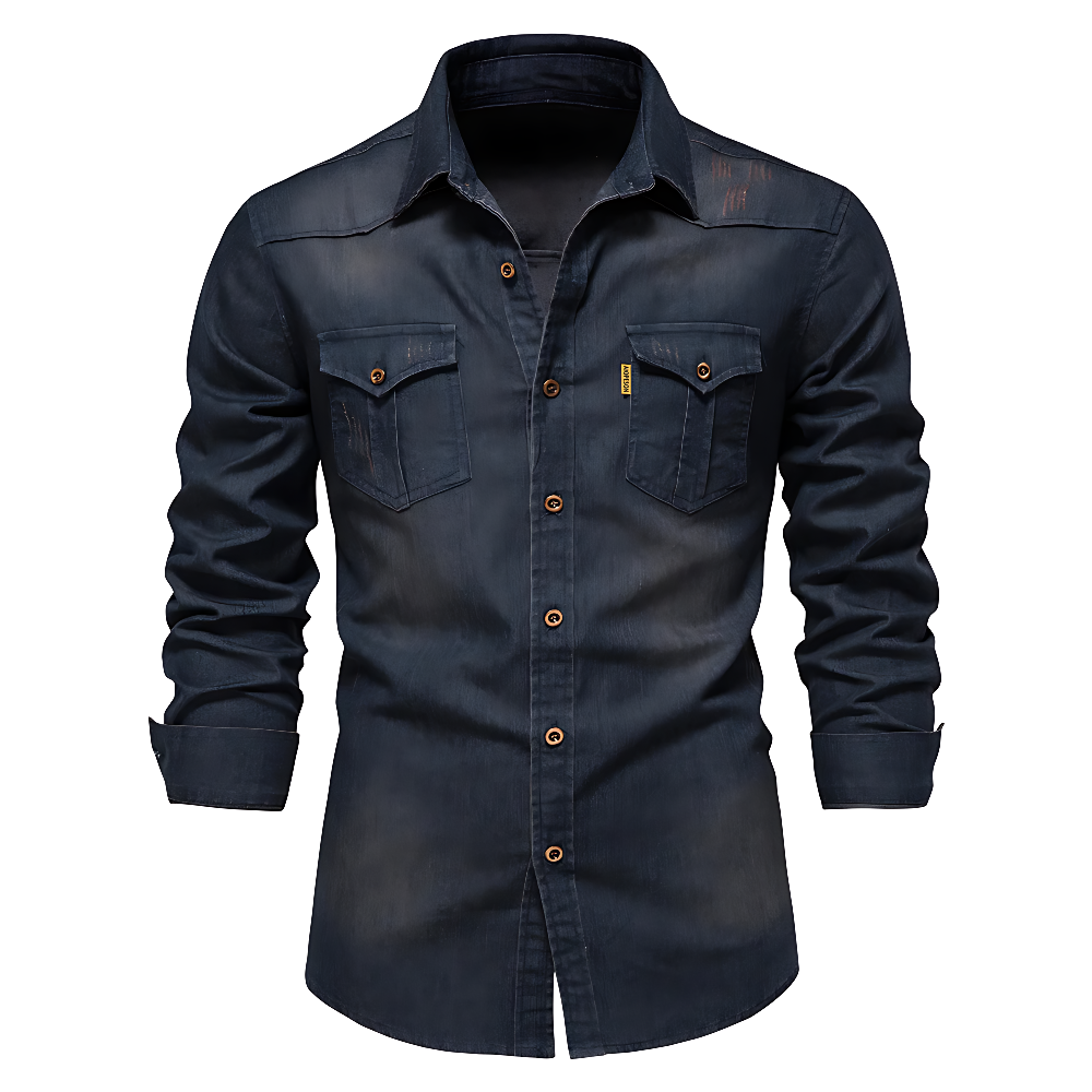 Rafael | Denim Overhemd Heren