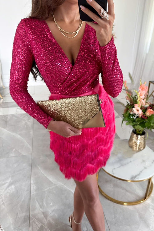 Lyvianne | Pailletten Cocktailjurk Dames