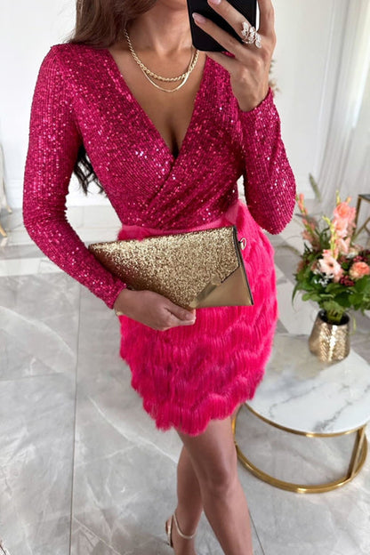 Lyvianne | Pailletten Cocktailjurk Dames