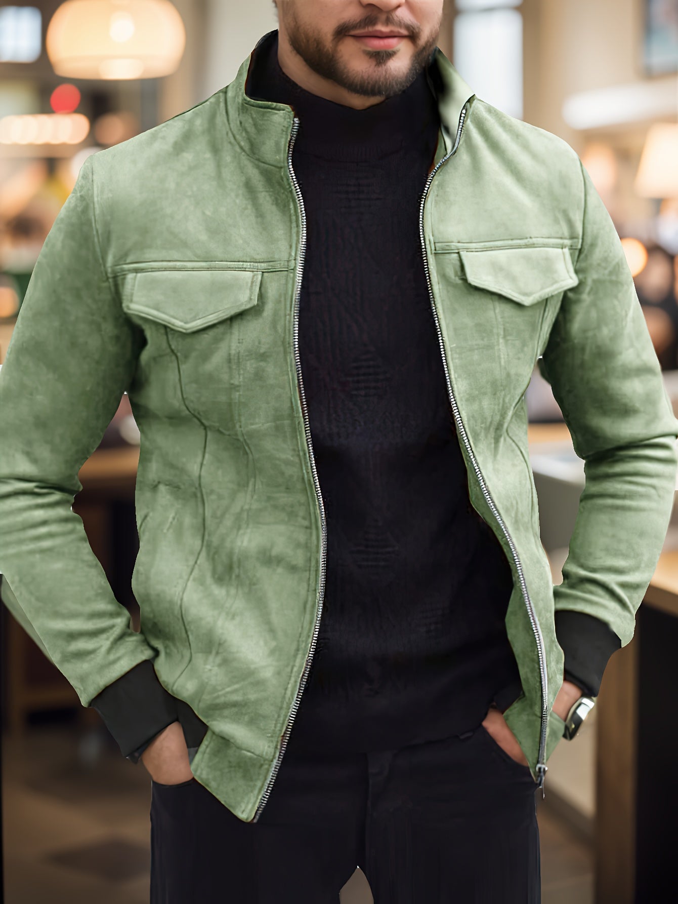 Renzo | Suède Look Jas