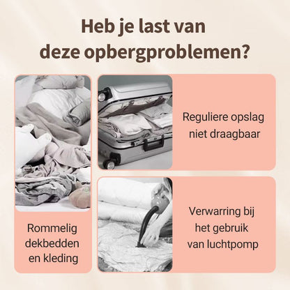 Aeris | Vacuüm Opbergtas Met Ventiel Dames & Huishouden