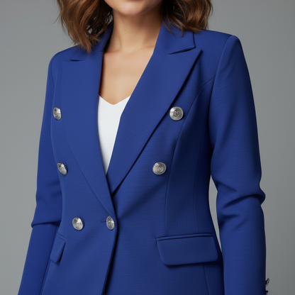 Valéris | Tweedelig Dameskostuum met Goudkleurige Knopen