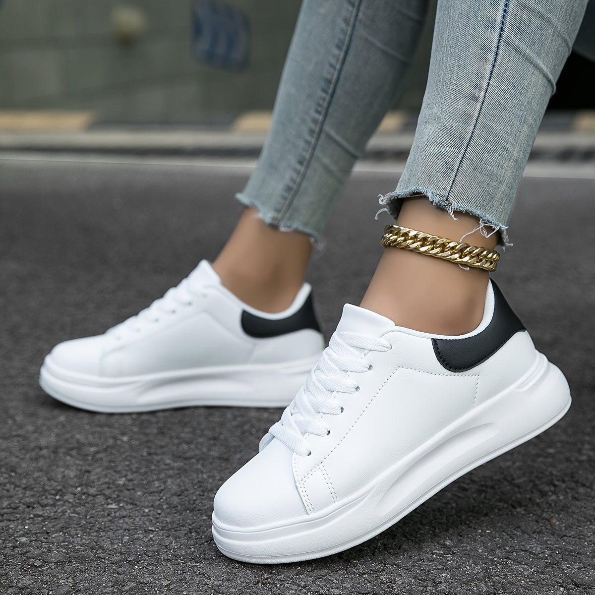 Alba | Witte Sneakers Dames