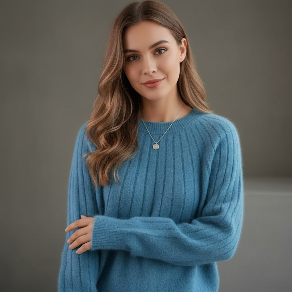 Elara | Ribgebreide Trui