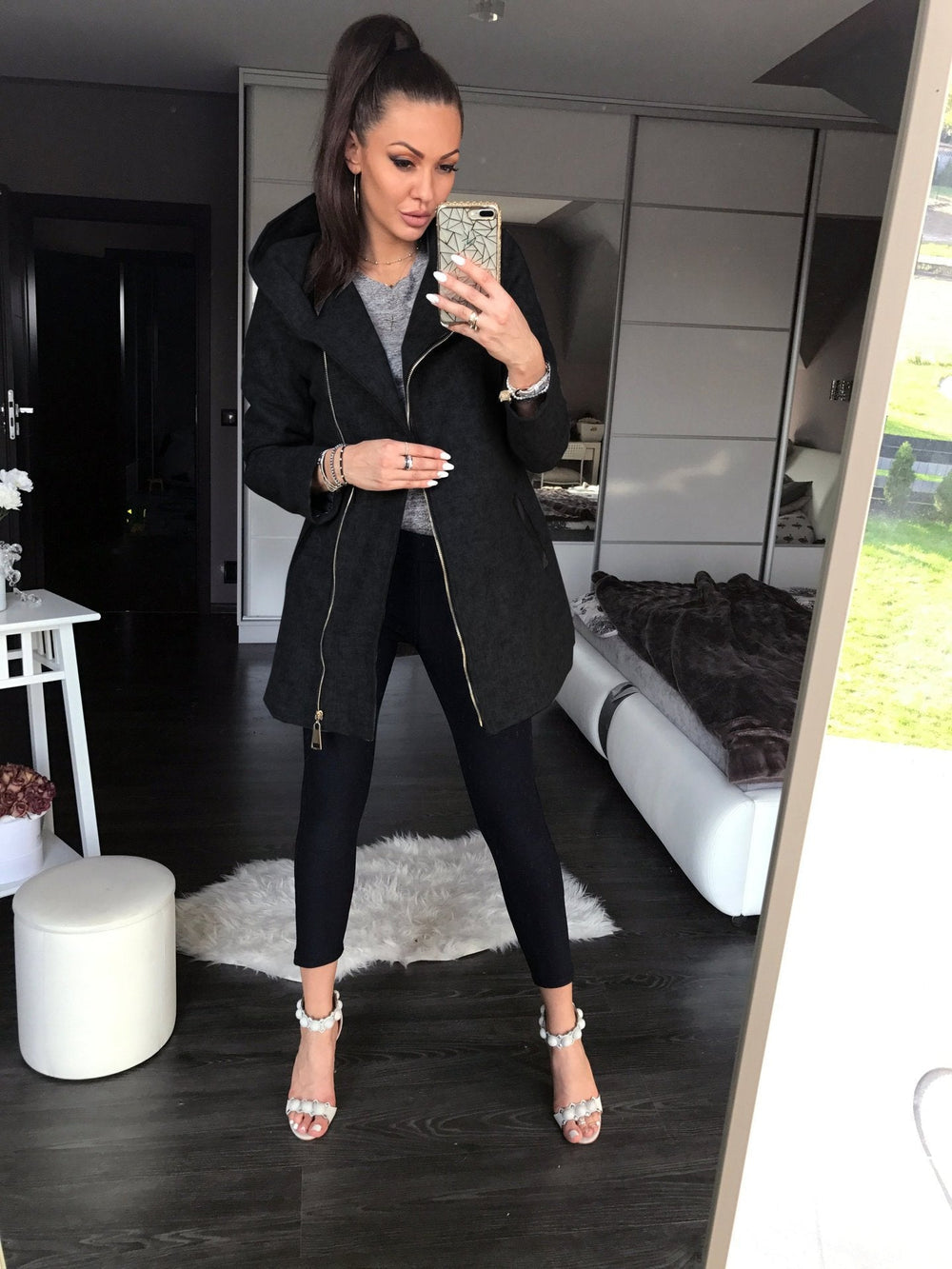 Ravelle | Asymmetrische Lange Jas