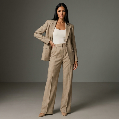 Aveline | Tweedelig Pak Blazer Pantalon