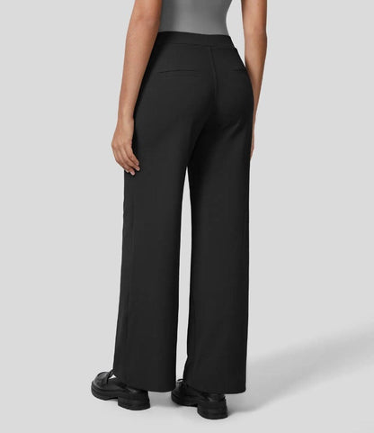 Sophia™ | High Waist Luxe Dames Pantalon Flatterende Pasvorm en Zakken