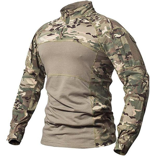 Aegis | Tactical Combat Shirt met Camouflage en Armzakken