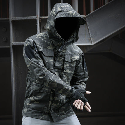 Vanguard | Tactical Camo Softshell Jas met Capuchon
