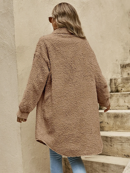 Allegra™ | Luxe Wollen Lange Cardigan met Oversized Ontwerp