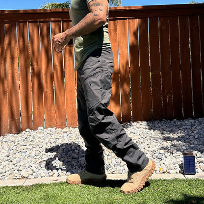 Raviero | Donkergrijze Tactical Werk- en Outdoorbroek Heren