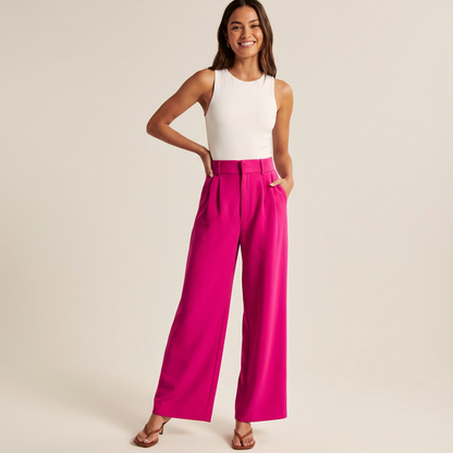 Elinor | Pantalon Wijde Pijpen