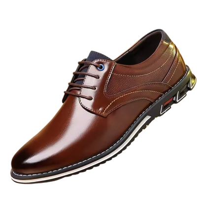 Dario | Waterafstotende Leren Veterschoenen Heren