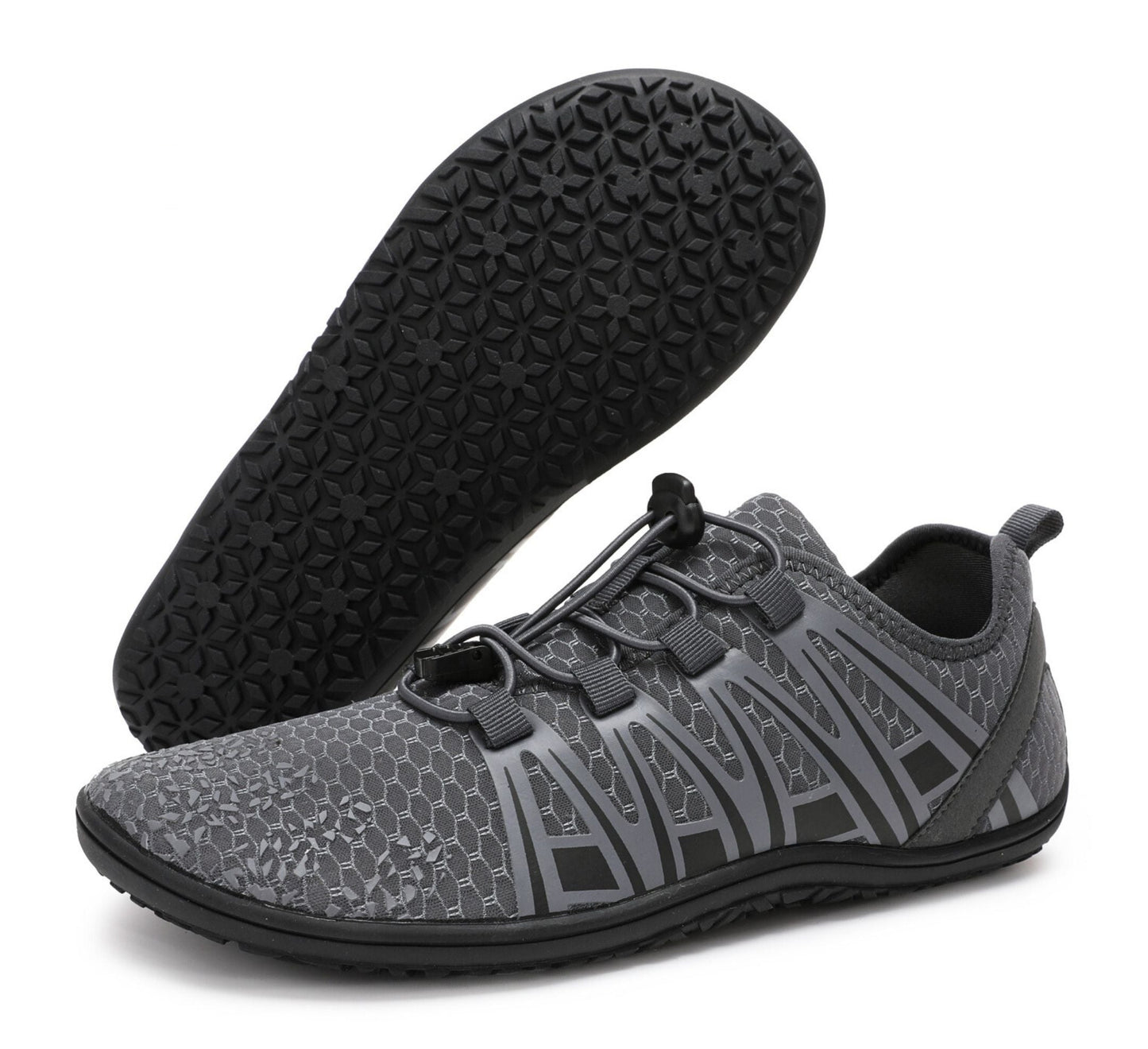 Orvan | Grijze Barefoot Sneakers