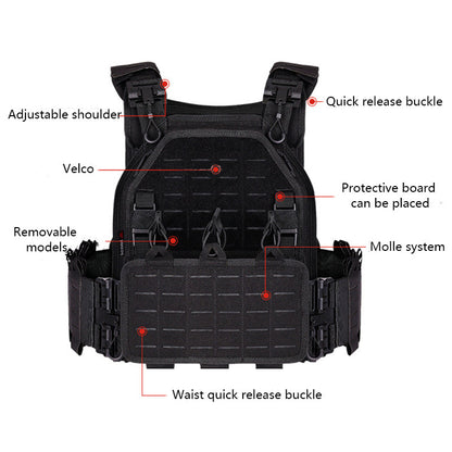 Aegis | Tactical Plate Carrier Vest met MOLLE