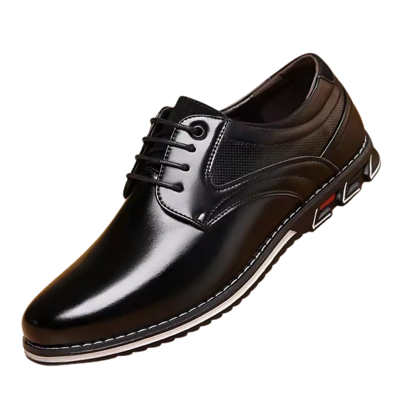 Dario | Waterafstotende Leren Veterschoenen Heren