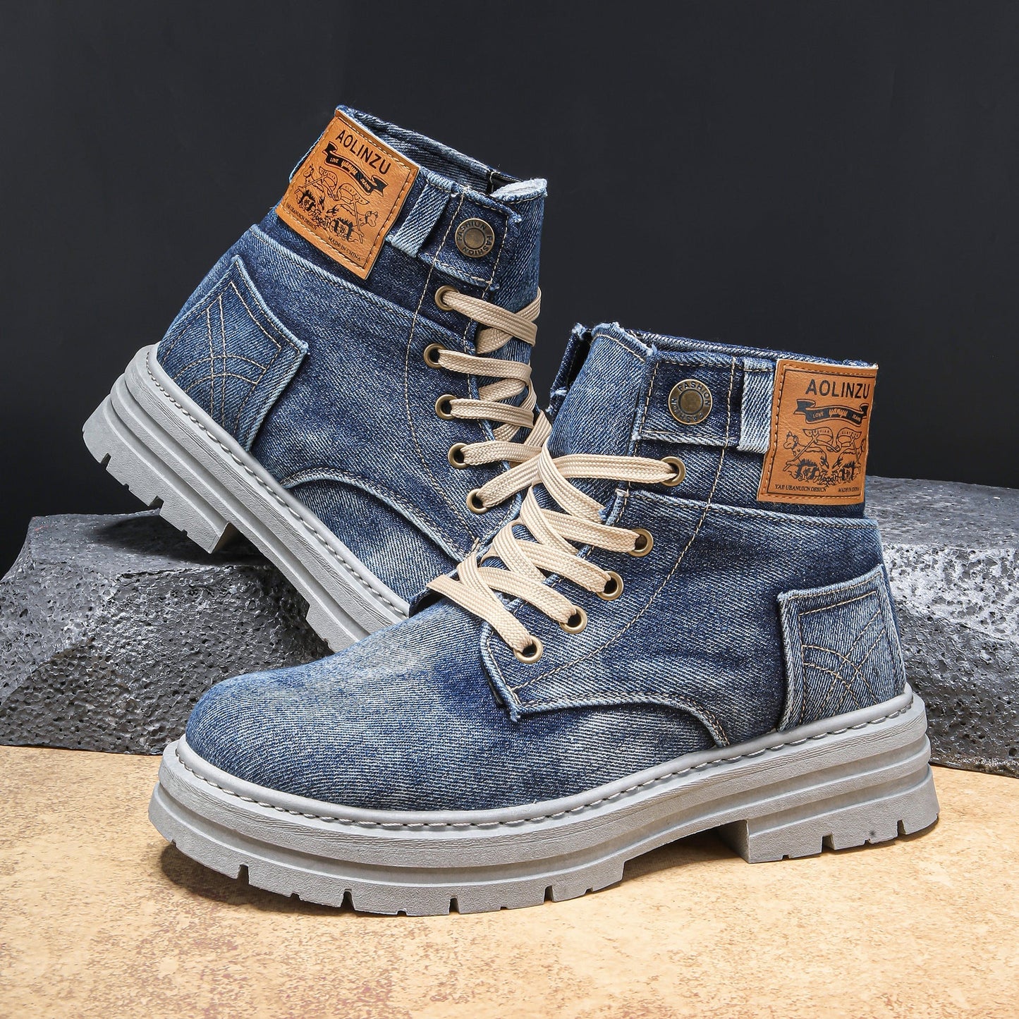 Rexton | Denim Boots