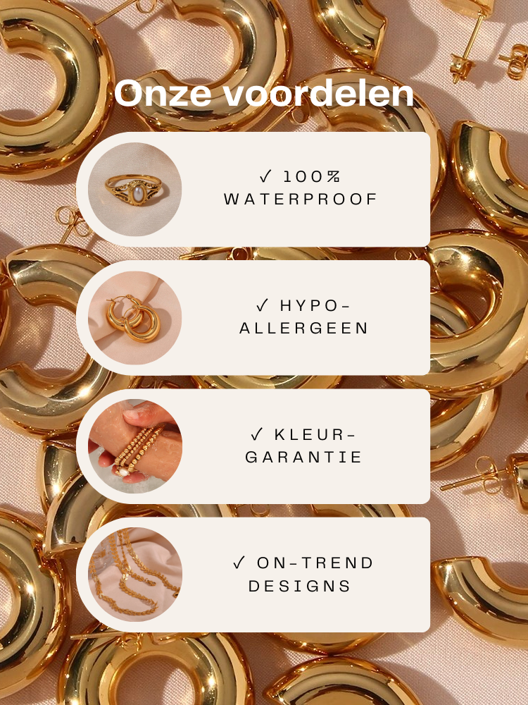 Amaris | Gouden Oorstekers