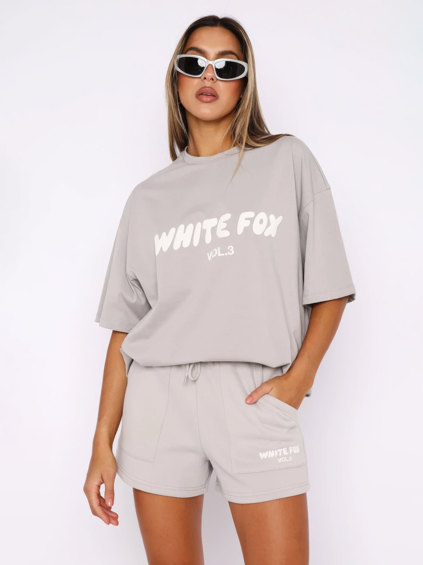 Lexa | Oversized Loungewear Set Dames Met Print T-Shirt & Short