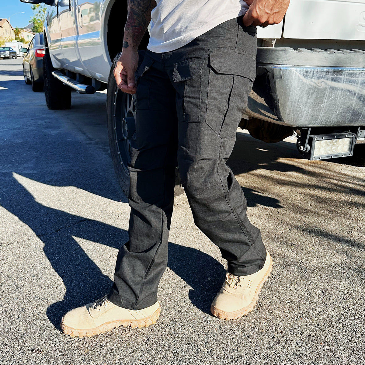 Valdero | Zwarte Tactical Cargo Werkbroek Heren