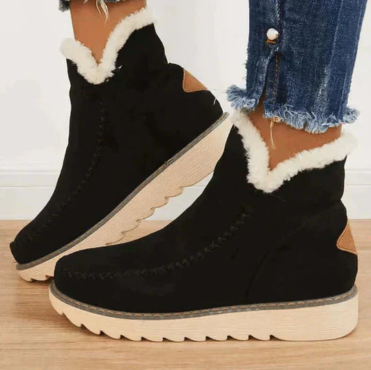 Isolde | Dames Winterboots Suède Look