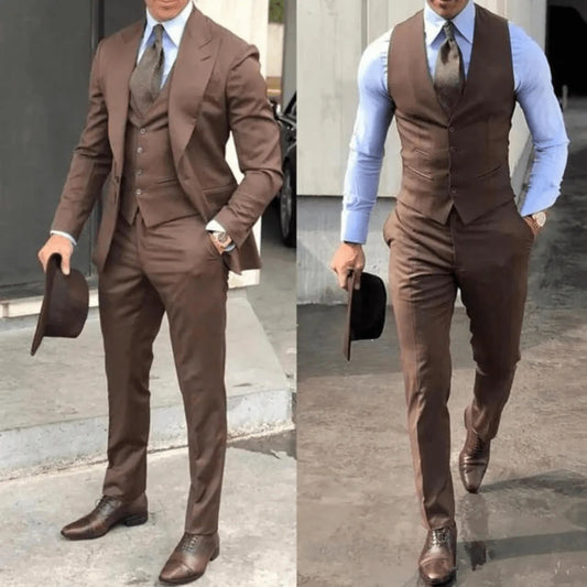 Lorenzo | 3-Delig Slim Fit Pak Heren