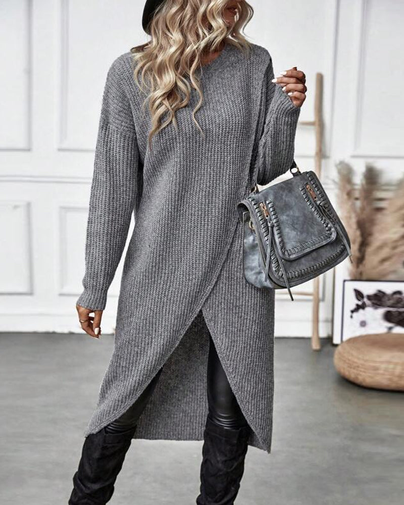 Maelis | Dames Gebreide Oversized Truijurk