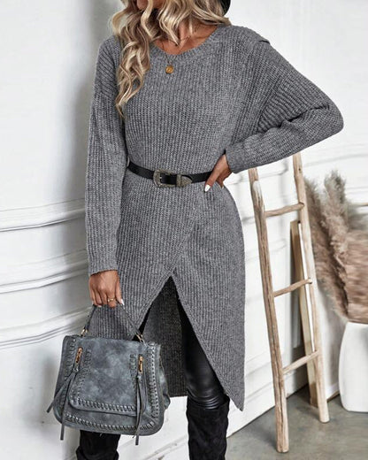 Maelis | Dames Gebreide Oversized Truijurk