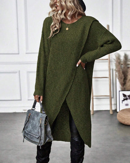 Maelis | Dames Gebreide Oversized Truijurk