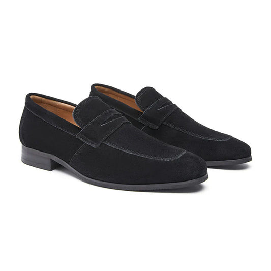 Alegro™ | Elegante Kalfsuède Loafers met Leren Binnenzool