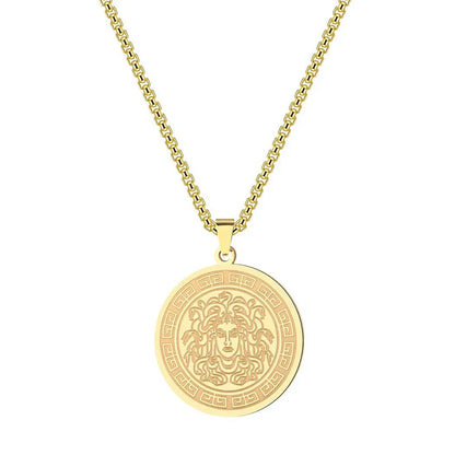 Leonidas™ | Heren Medusa Ketting | Luxe Roestvrijstalen Statement Sieraad