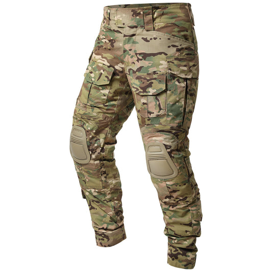 Kaelan | Tactische Camouflage Combat Broek met Kniebescherming
