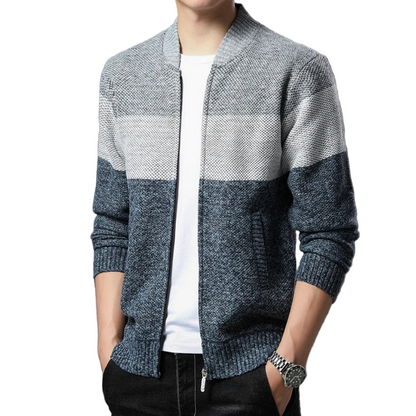 Renavo | Gebreid Vest Colorblock