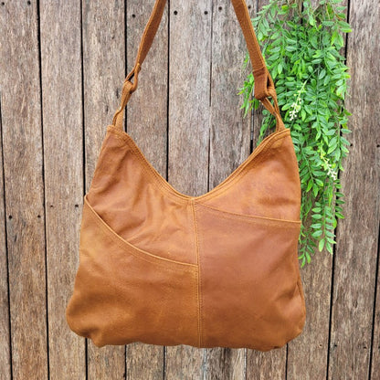 Calvéra | Leren Hobo Schoudertas