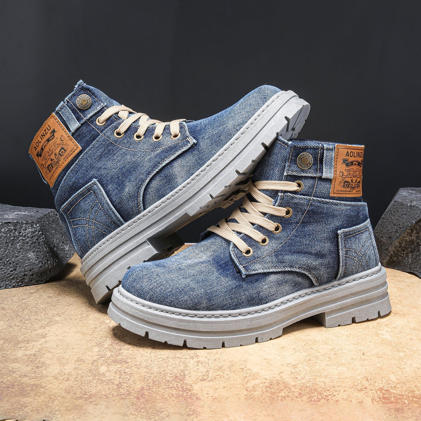 Rexton | Denim Boots