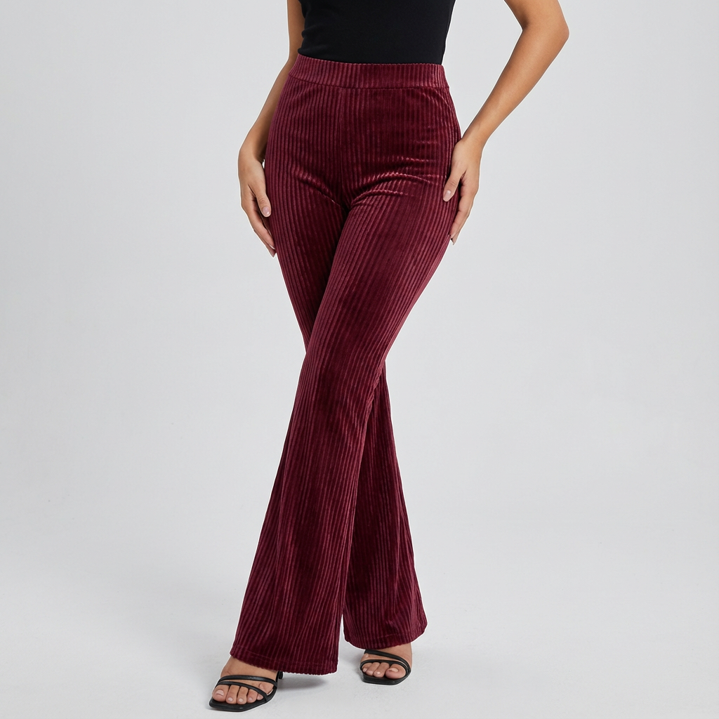 Rivella | Rib Flared Broek