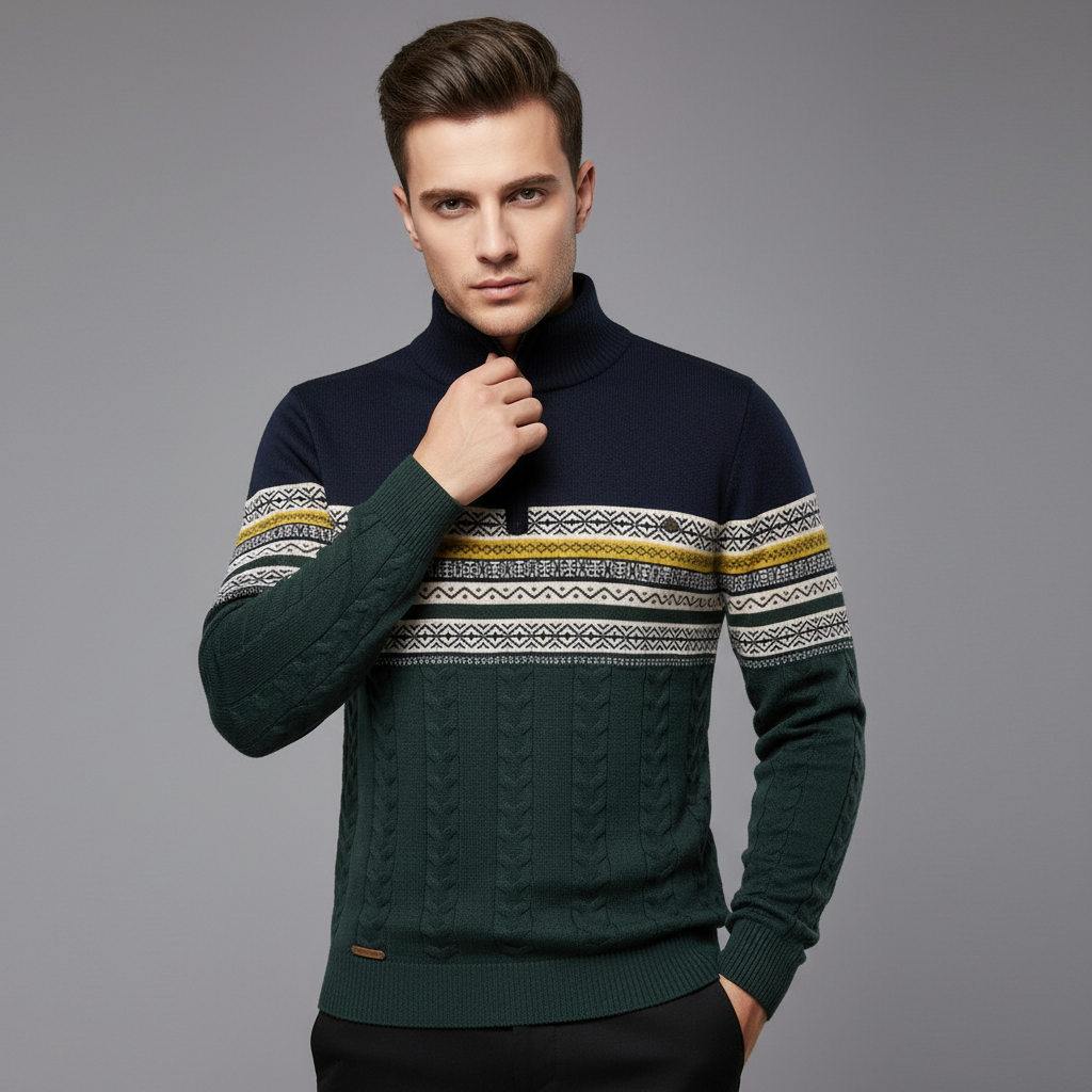 Alaric | Winter Half-Zip Trui