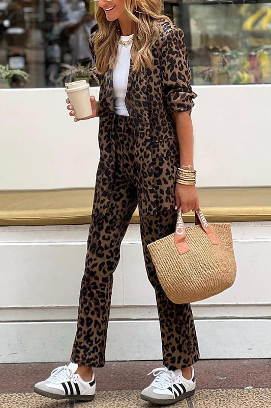 Leontine | Luipaardprint Jumpsuit