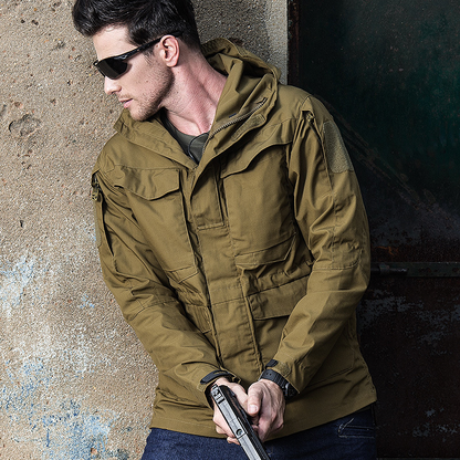 Vanguard | Tactical Camo Softshell Jas met Capuchon