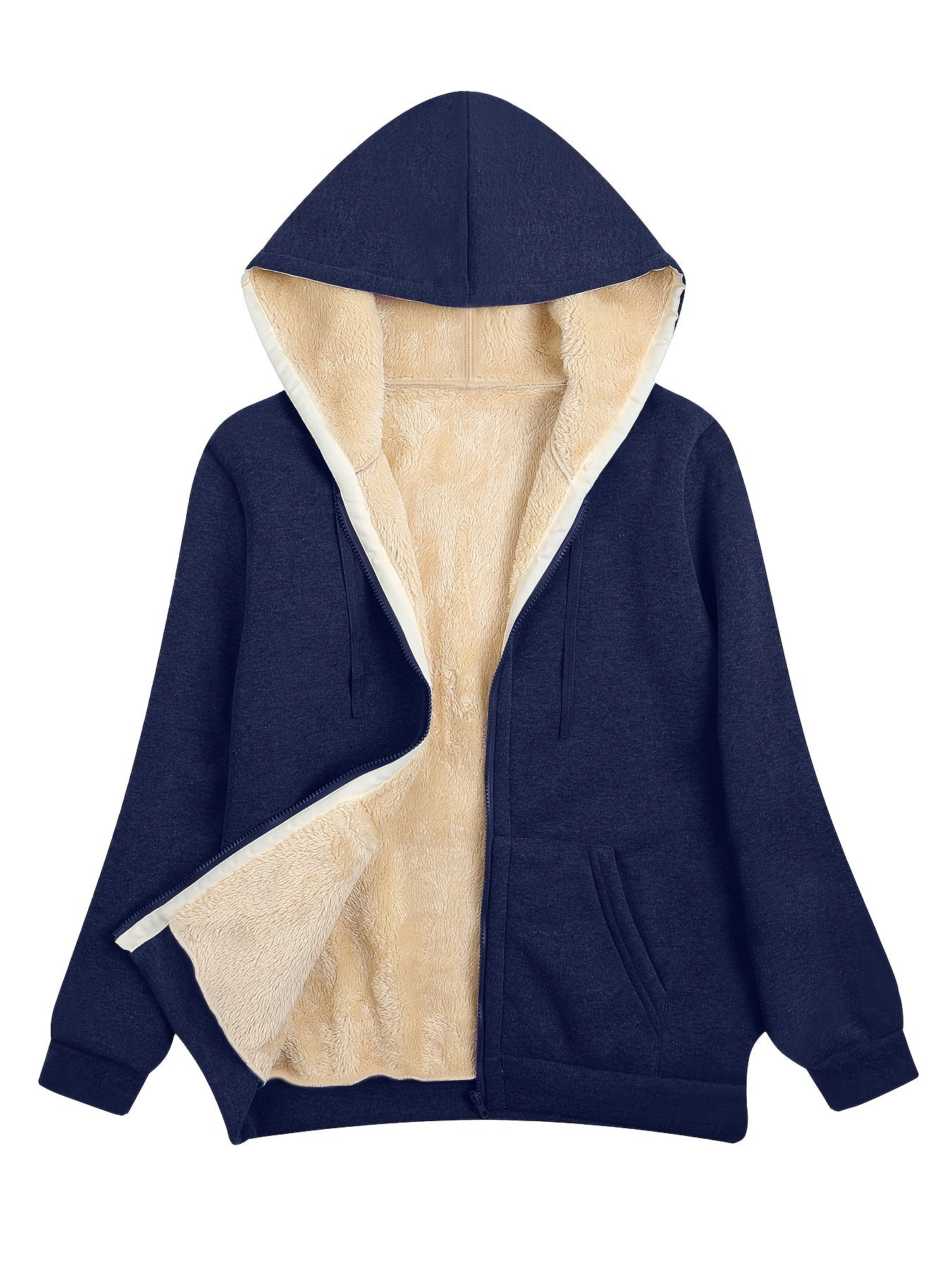 Liora | Gevoerde Pluche Hoodie